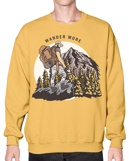 Wander More 3# - nature- Sweatshirt - Crew