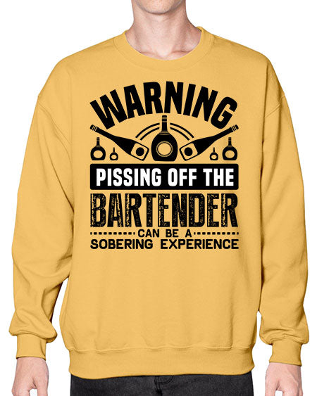 Warning Style 462# - bartender- Sweatshirt - Crew