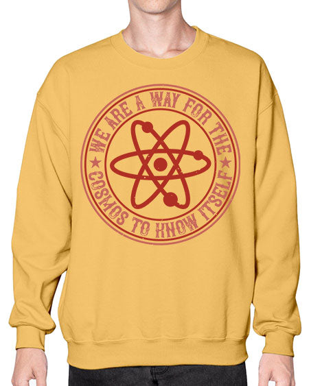 We are a way for the cosmos to know itself 300# - general science- Sweatshirt - Crew