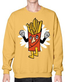 Weekend is near 265# - cartoon general- Sweatshirt - Crew