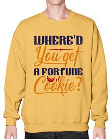 Whered you get that from a fortune cookie 165# - chess- Sweatshirt - Crew
