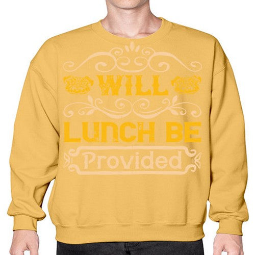 Will Lunch Be Provided Style 7# - dogs- Sweatshirt - Crew