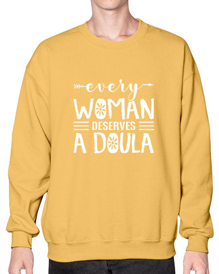 Womenseverywomandeservesadoula1651# - doubla- Sweatshirt - Crew