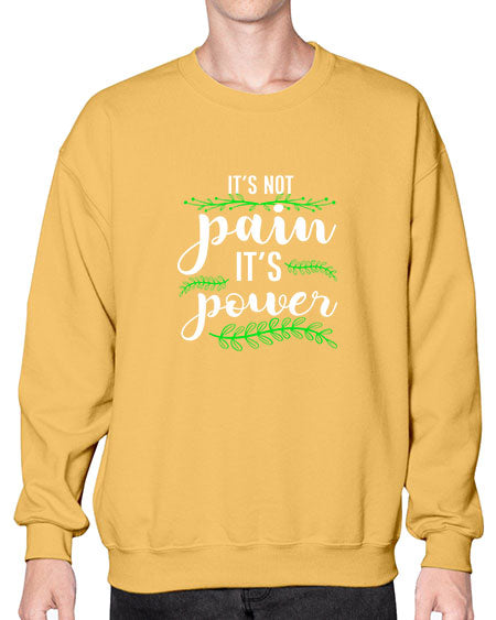 WomensitsnotpainitspowerInspirationalpregnancydoula1653# - doubla- Sweatshirt - Crew