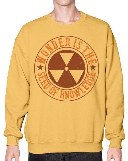Wonder is the seed of knowledge 296# - general science- Sweatshirt - Crew
