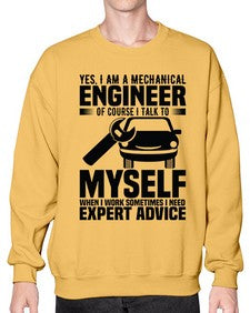 Yes I Am A Mechanical Style 1671# - engineer- Sweatshirt - Crew