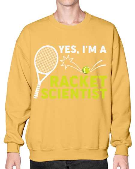 YesImARacketScientistScientistSkinite Scientist Skinite 1# - general science- Sweatshirt - Crew