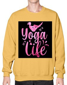 Yoga Life  629# - yoga- Sweatshirt - Crew