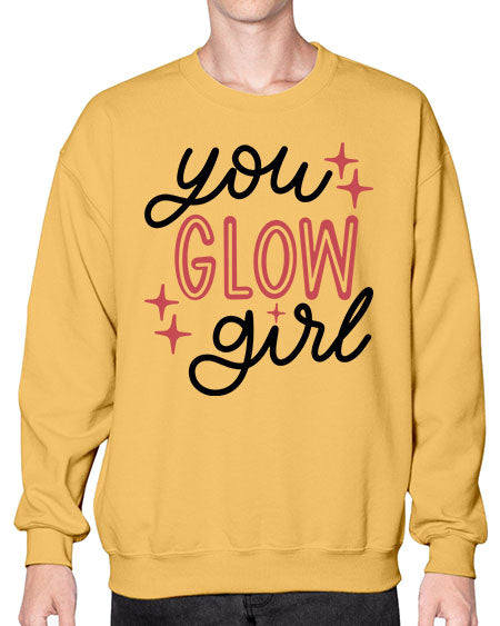 You Glow Girl Style 5# -makeup Sweatshirt - Crew