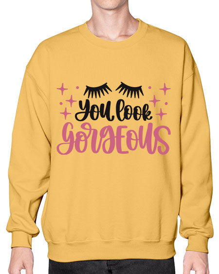 You Look Gorgeous Style 2# -makeup Sweatshirt - Crew