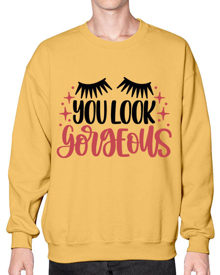 You Look Gorgeous Style 3# -makeup Sweatshirt - Crew