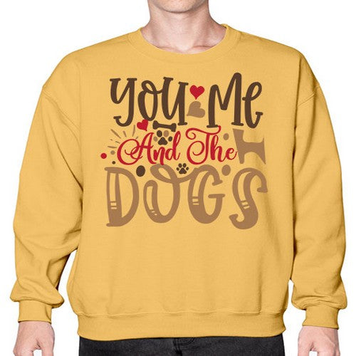 You Me And The Dogs Style 52# - dogs- Sweatshirt - Crew