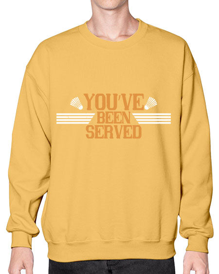 You’ve been served 1714# - badminton- Sweatshirt - Crew