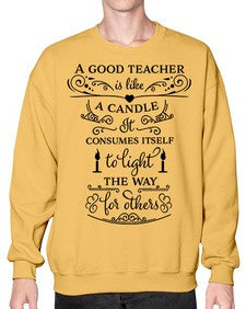 a good teacher 1# - teacher- Sweatshirt - Crew