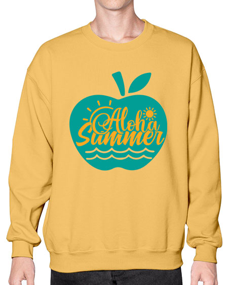 aloha summer Style 110# - summer- Sweatshirt - Crew