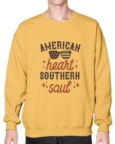 american heart southern soul 231# - western- Sweatshirt - Crew