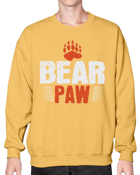 bear paw 39# - bears - animals- Sweatshirt - Crew
