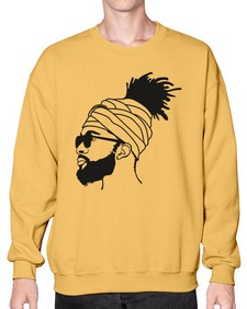 beardman 44# - black boys or men- Sweatshirt - Crew