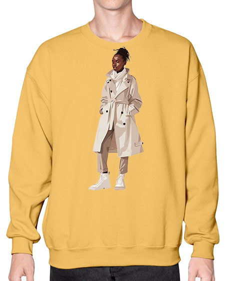 beautiful girl 14# -  fashion- Sweatshirt - Crew