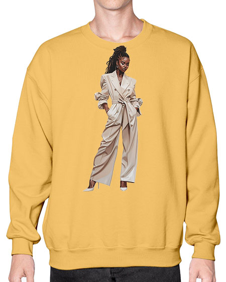 beautiful girl 15# -  fashion- Sweatshirt - Crew