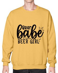 beer babe beer girl 45# - beer- Sweatshirt - Crew