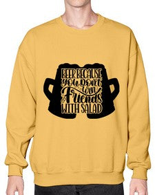beer because you dont win 641# - beer- Sweatshirt - Crew