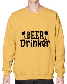 beer drinker 46# - beer- Sweatshirt - Crew