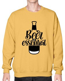 beer is essential 650# - beer- Sweatshirt - Crew