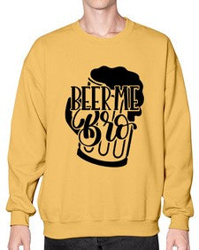 beer me bro 656# - beer- Sweatshirt - Crew
