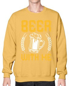 beer with me 662# - beer- Sweatshirt - Crew