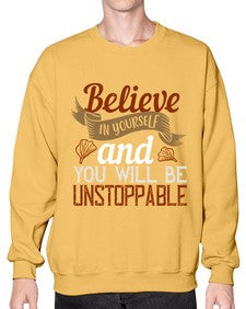 believe in yourself and you will be unstoppable 54# - cooking- Sweatshirt - Crew