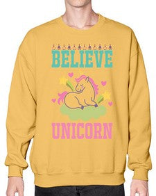 believe unicorn 45# - unicorn- Sweatshirt - Crew