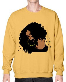 black women - queen 54# - black girls or women- Sweatshirt - Crew