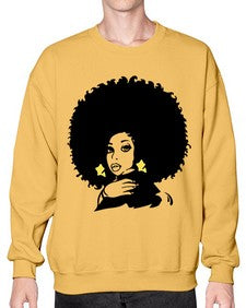 black women - queen 57# - black girls or women- Sweatshirt - Crew