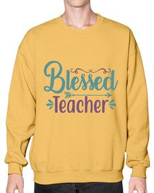 blessed teacher 631# - teacher- Sweatshirt - Crew