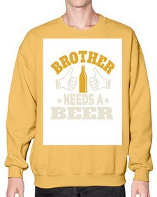 camping and beer thats why i am here 712# - beer- Sweatshirt - Crew