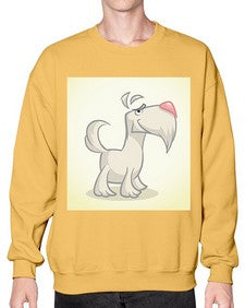cartoon dog 2# - cartoon animals- Sweatshirt - Crew