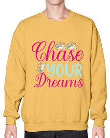 chase your dreams 79# - unicorn- Sweatshirt - Crew