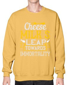 cheesemilks leap towards immortality 87# - cooking- Sweatshirt - Crew