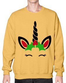 christmas unicorn 81# - unicorn- Sweatshirt - Crew