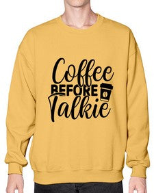 coffee before talkie 764# - tea- Sweatshirt - Crew