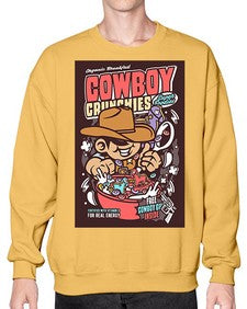 cowboy crunchies 345# - western- Sweatshirt - Crew