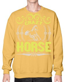 crazy horse Style 9# - horse- Sweatshirt - Crew