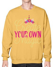 create your own magic 82# - unicorn- Sweatshirt - Crew