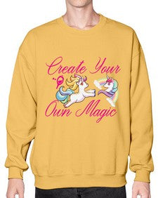 create your own magic 84# - unicorn- Sweatshirt - Crew