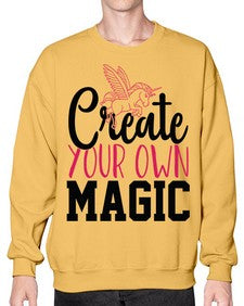 create your own magic 87# - unicorn- Sweatshirt - Crew
