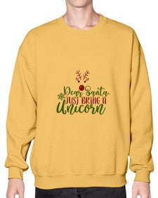 dear santajust bring a unicorn 93# - unicorn- Sweatshirt - Crew