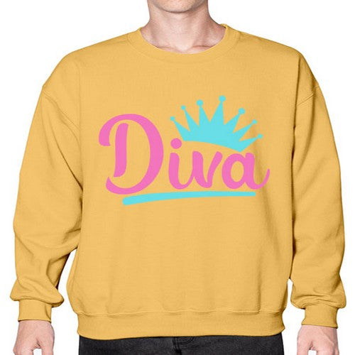 diva Style 121# - dogs- Sweatshirt - Crew