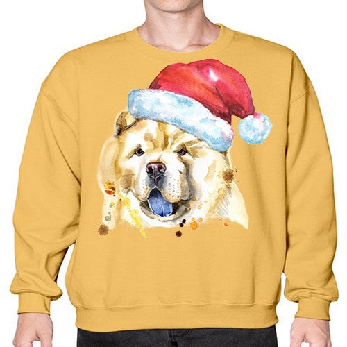 dog hat 102# - dogs- Sweatshirt - Crew