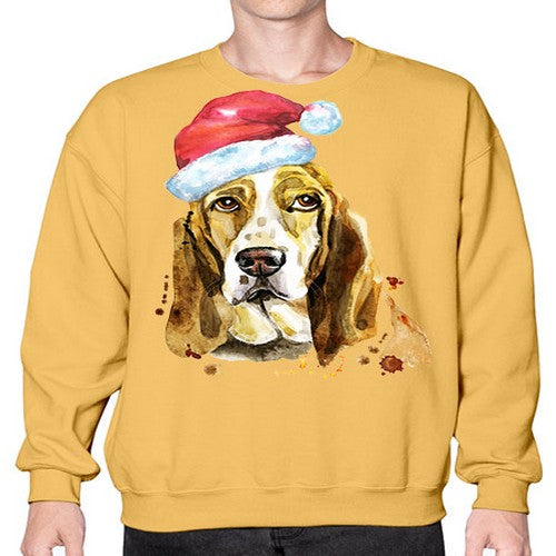 dog hat 108# - dogs- Sweatshirt - Crew
